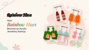 acrylic jewellery startup
